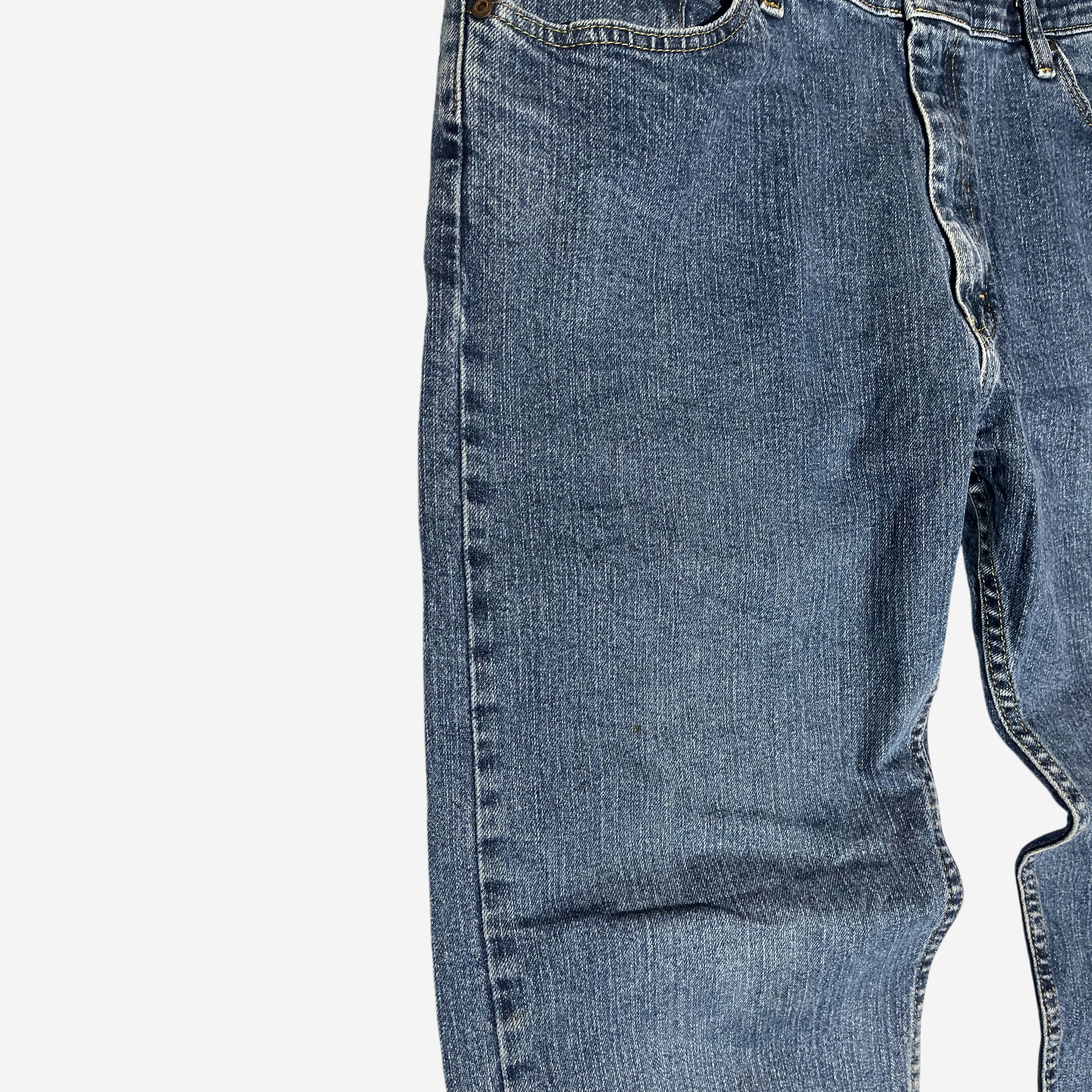 Relaxed Straight Fit Jeans (W36 x L29) - Evinto